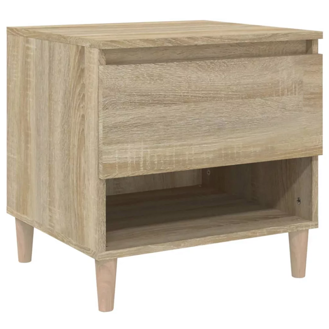 Vidaxl Nachttisch Sonoma-eiche 50x46x50 Holzwerkstoff günstig online kaufen