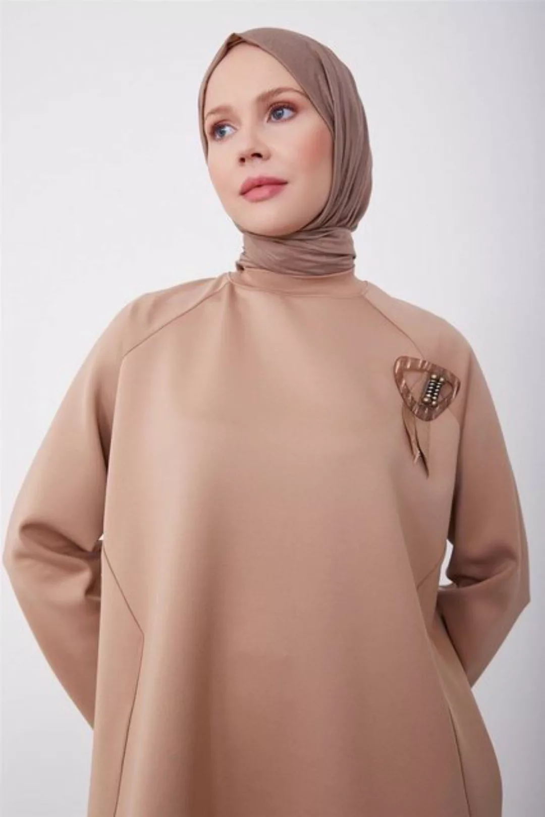 ARMİNE Tunikakleid Armine Tunika Damen, Moderne Polyester Kapuze Langarmshi günstig online kaufen