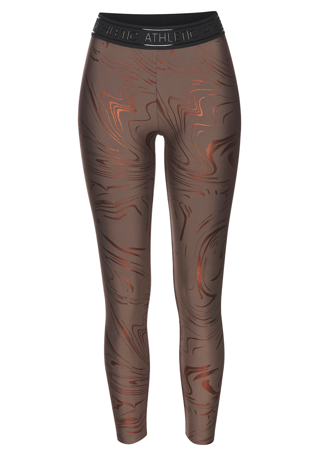 LASCANA ACTIVE Funktionsleggings -Sportleggings mit glänzendem Print und 3D günstig online kaufen