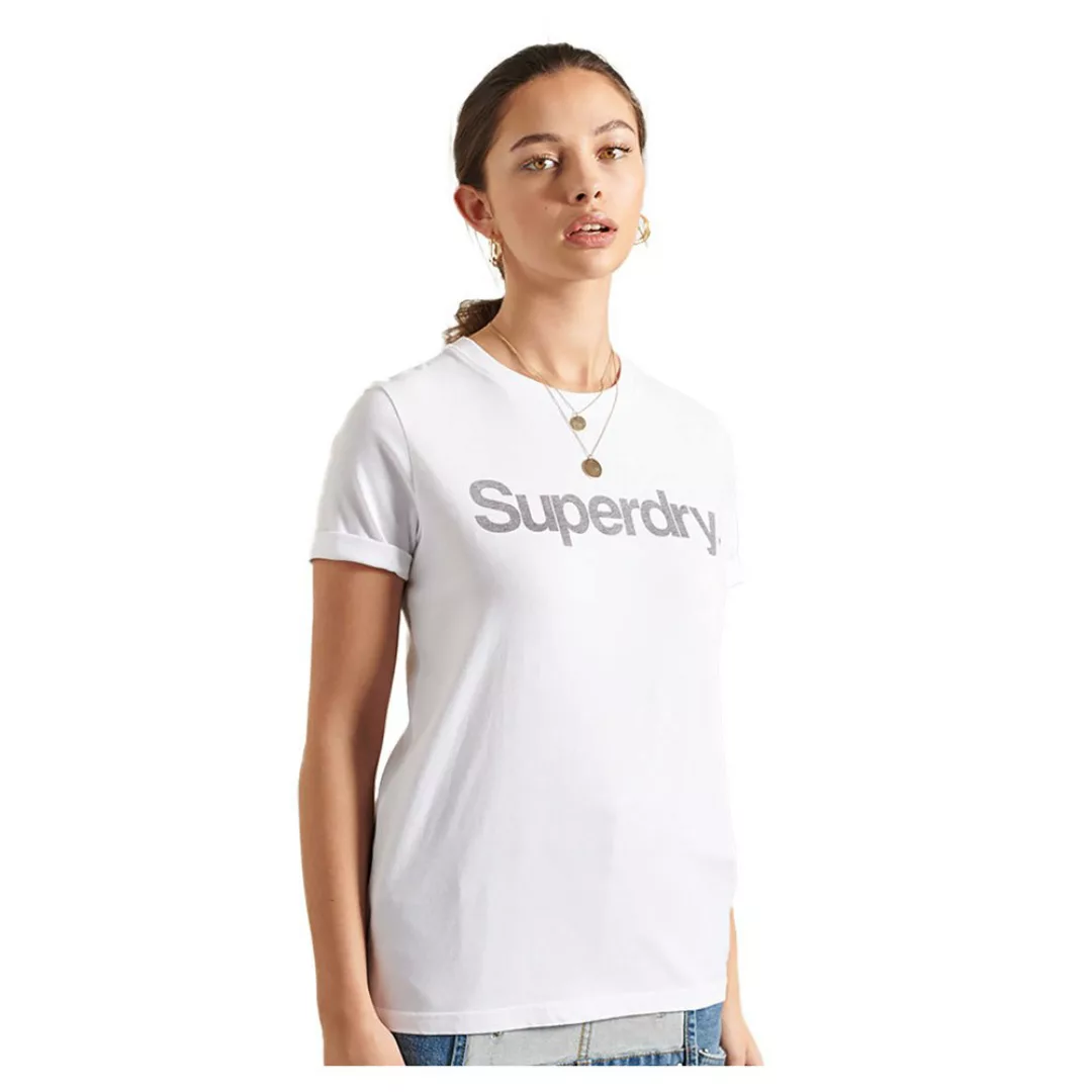 Superdry Cl Kurzarm T-shirt XS Brilliant White günstig online kaufen