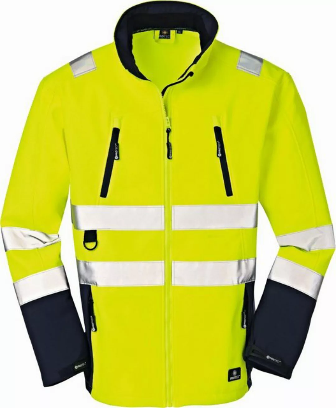 4PROTECT Warnschutz-Shirt Warn-Wetterschutz-Softshell-Jacke Pittsburgh günstig online kaufen