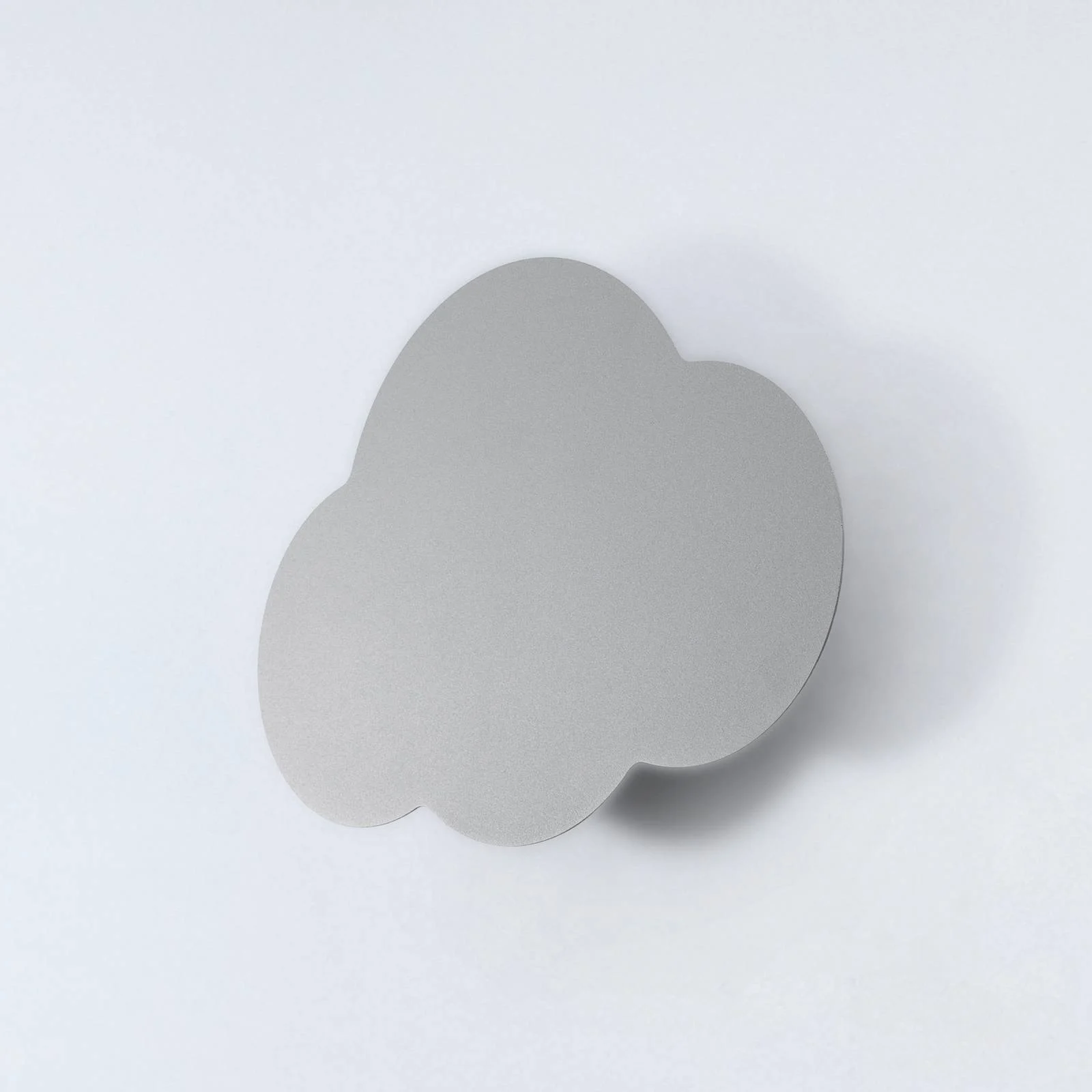 Wandleuchte Cloud, grau, 38 cm breit, Metall, Wolke, G9 günstig online kaufen