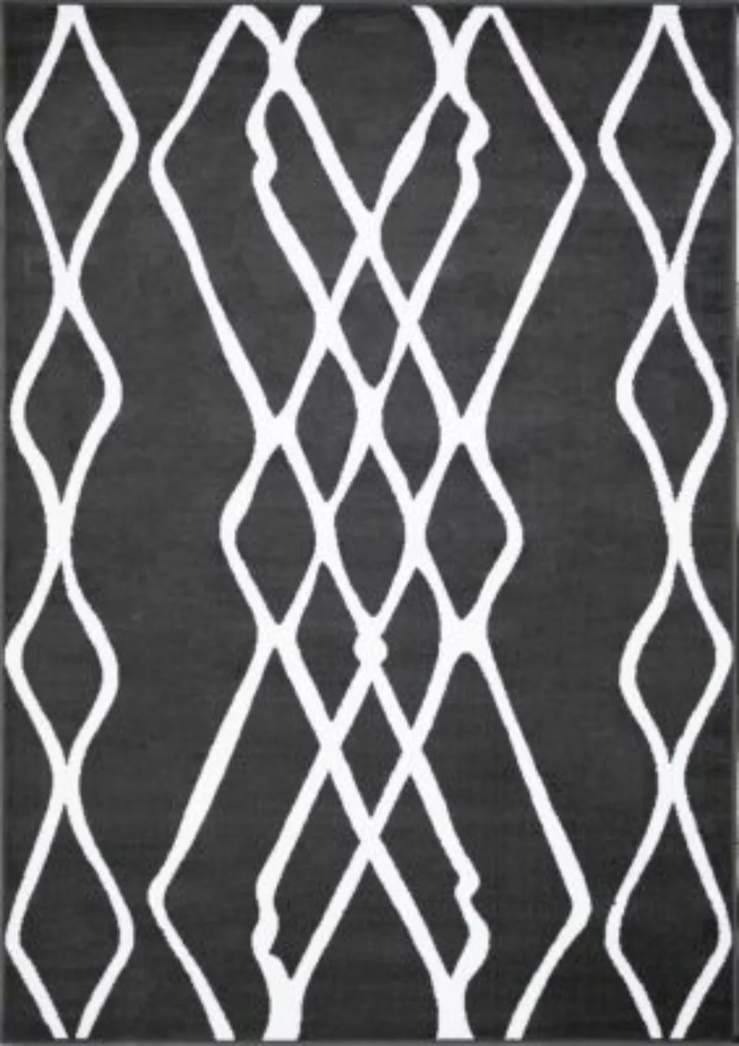 Carpetilla Designteppich Floransa Abstrakt Kurzflor grau Gr. 120 x 170 günstig online kaufen