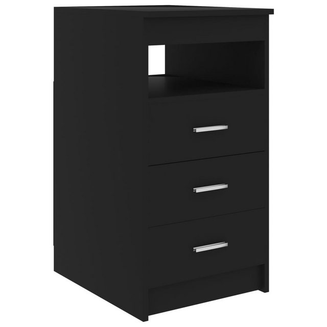 Sideboard Mit Schubladen Schwarz 40×50×76 Cm Spanplatte günstig online kaufen