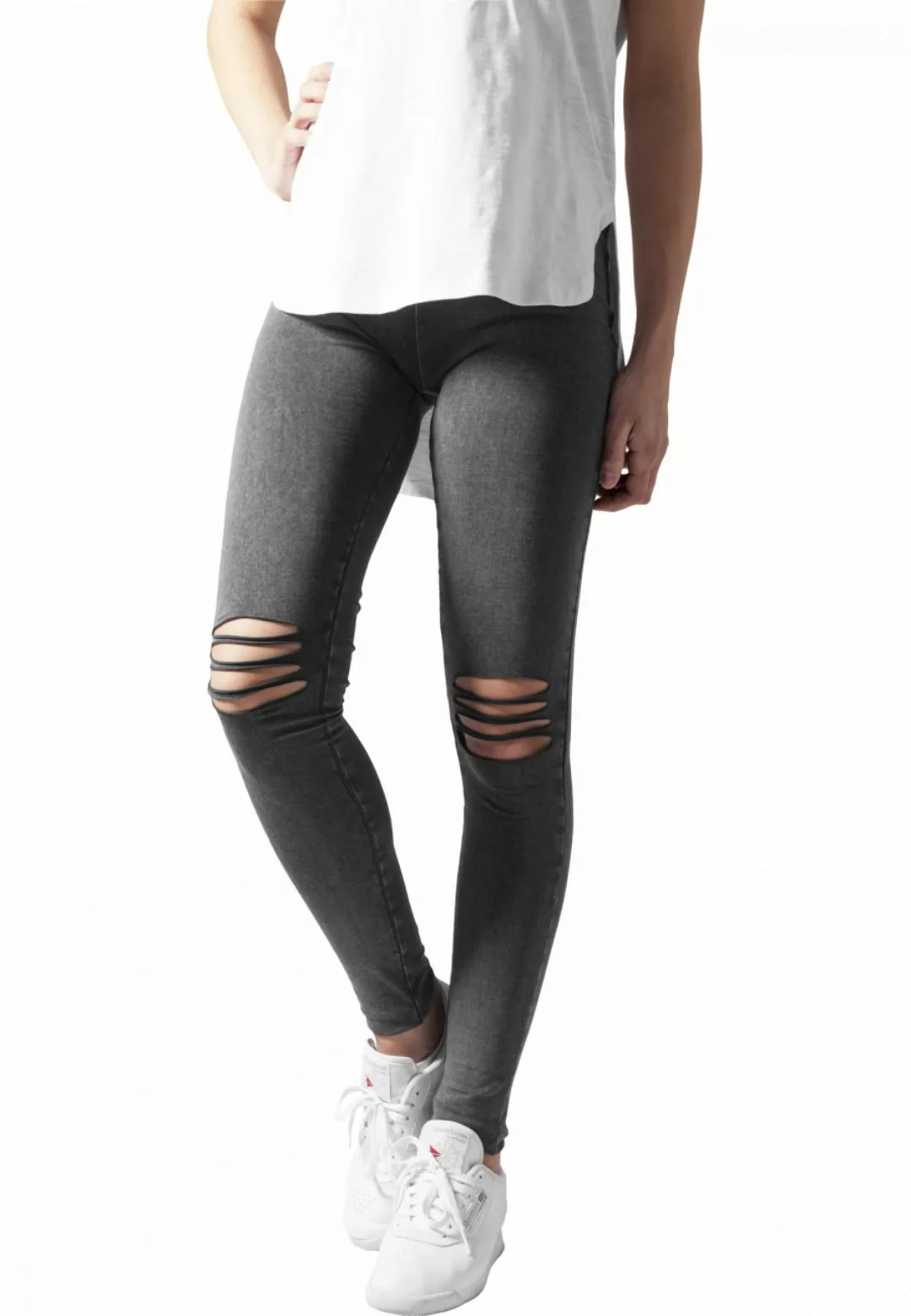 Urban Classics Damen Leggings Cutted Knee günstig online kaufen