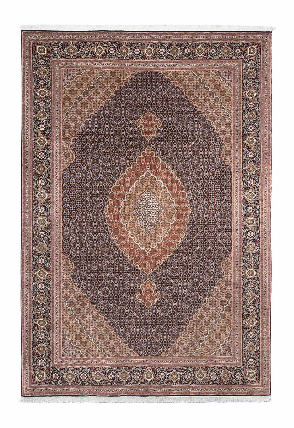 morgenland Orientteppich »Perser - Täbriz - 303 x 202 cm - dunkelbraun«, re günstig online kaufen