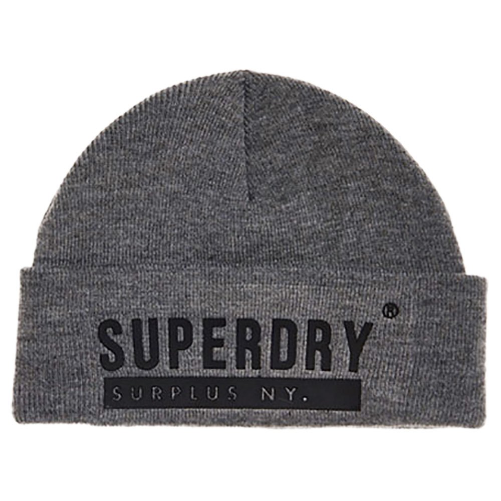 Superdry Surplus Silicone Mütze One Size Grey Marl günstig online kaufen