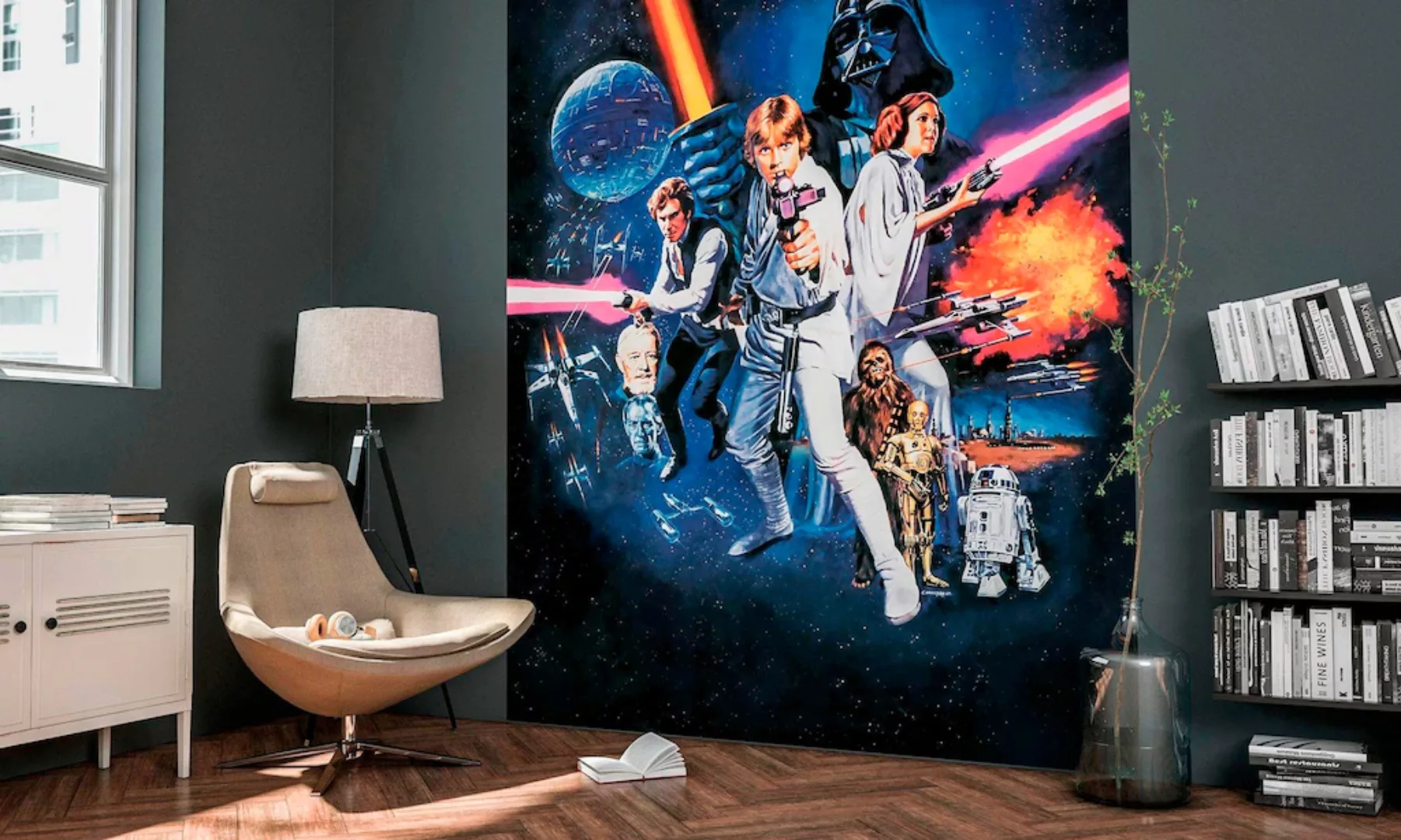 Komar Vliestapete »Star Wars Poster Classic 1«, 200x250 cm (Breite x Höhe), günstig online kaufen