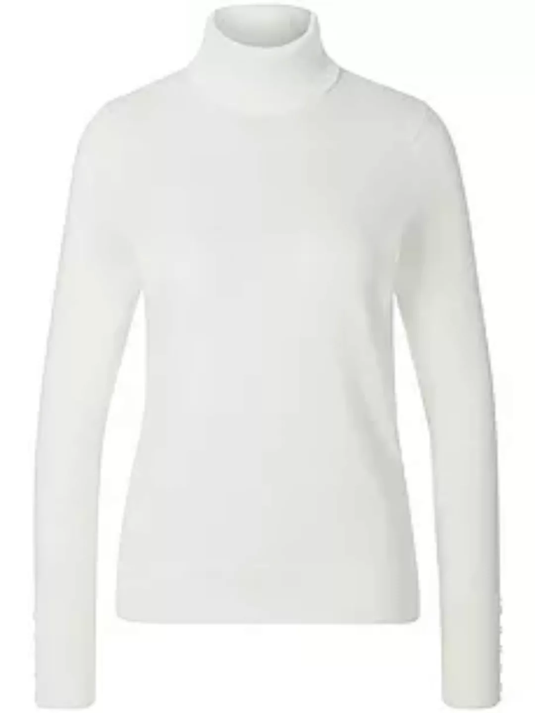 Rollkragen-Pullover aus 100% SUPIMA®-Baumwolle Peter Hahn grau günstig online kaufen