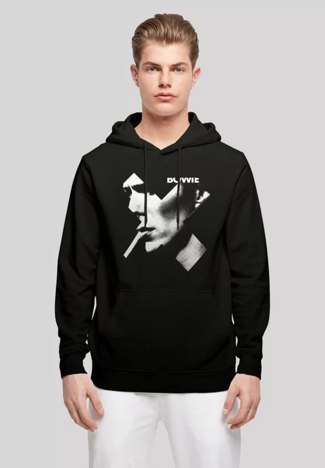 F4NT4STIC Kapuzenpullover David Bowie Cross Smoke Kreuz Print günstig online kaufen