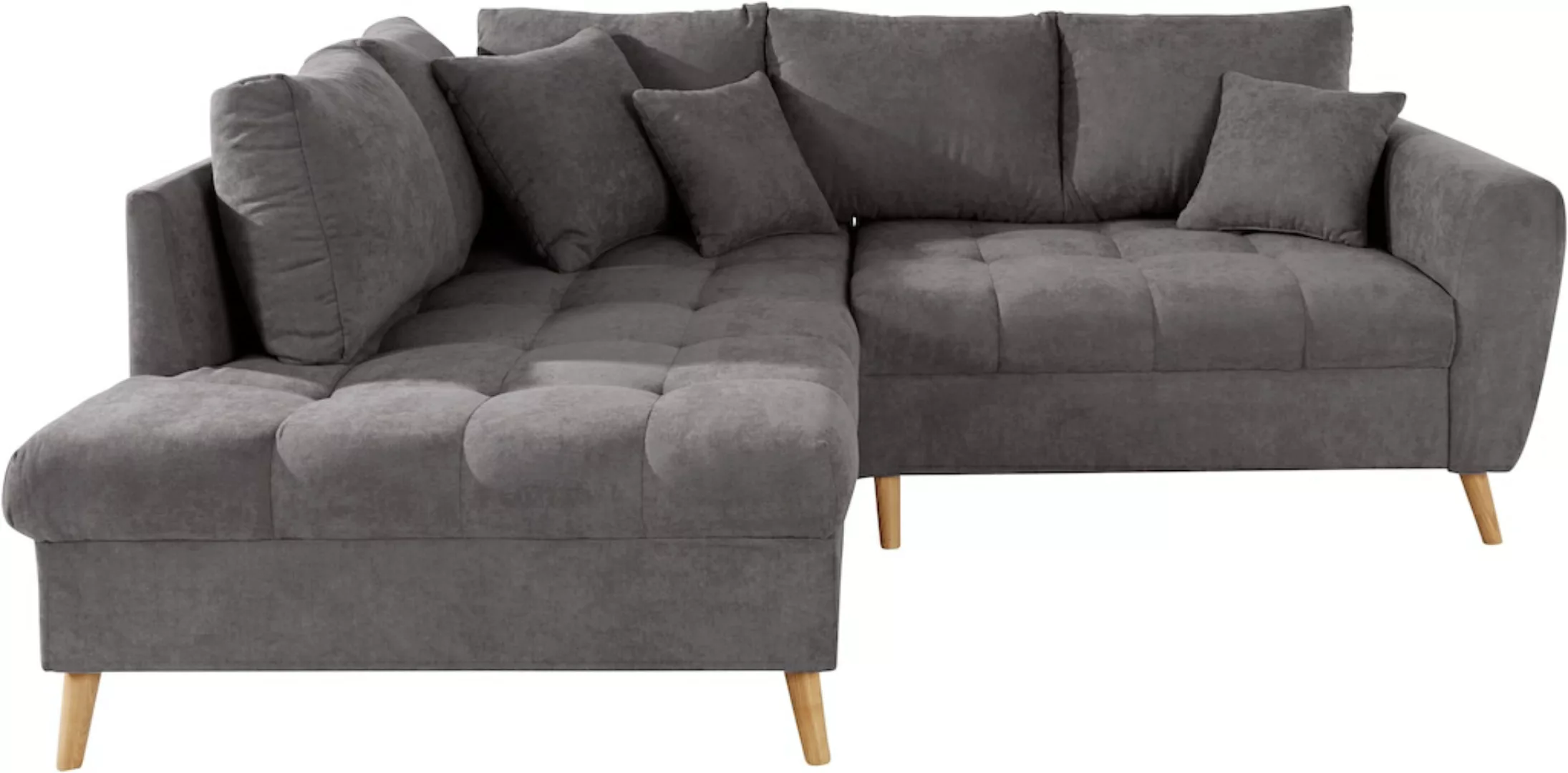 Home affaire Ecksofa "Blackburn II, L-Form", Mit Kaltschaumpolsterung bis 1 günstig online kaufen