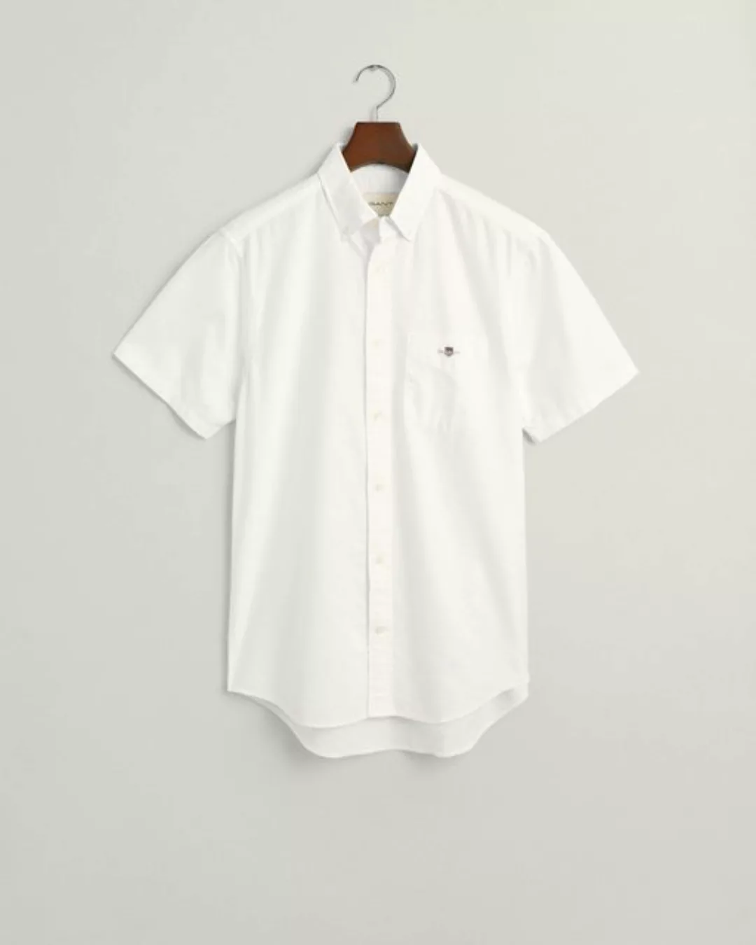 Gant Kurzarmhemd REG OXFORD SHIRT Gant-Stickerei günstig online kaufen