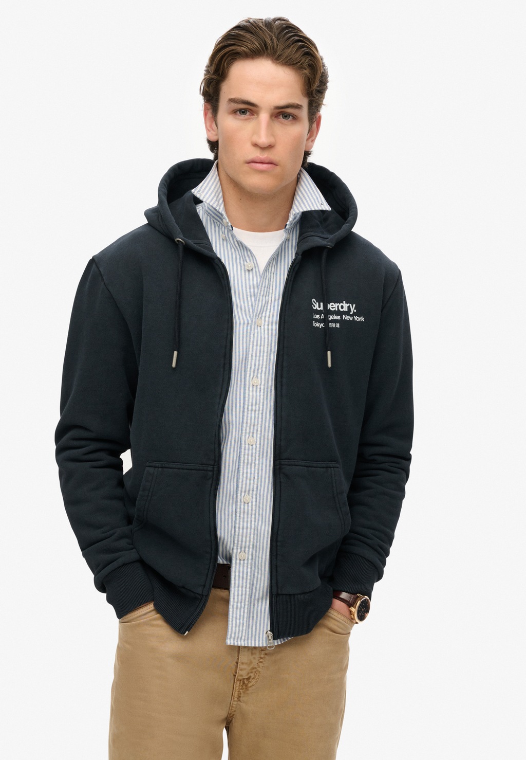 Superdry Kapuzensweatjacke "CORE LOGO CITY ZIPHOOD" günstig online kaufen