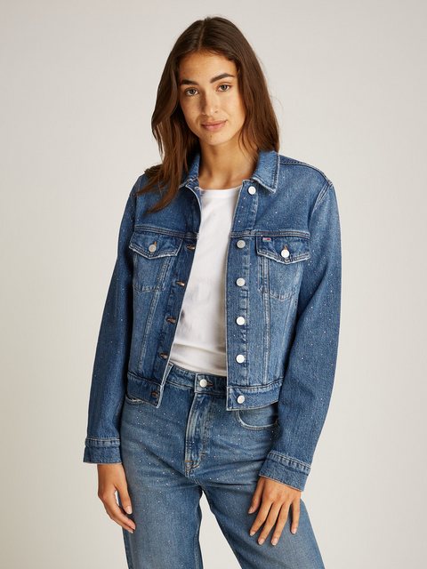 Tommy Jeans Jeansjacke CLASSIC TRUCKER JACKET AI6136 mit typischen Trucker günstig online kaufen