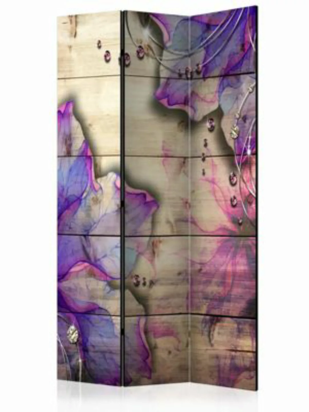 artgeist Paravent Purple Memory [Room Dividers] braun-kombi Gr. 135 x 172 günstig online kaufen