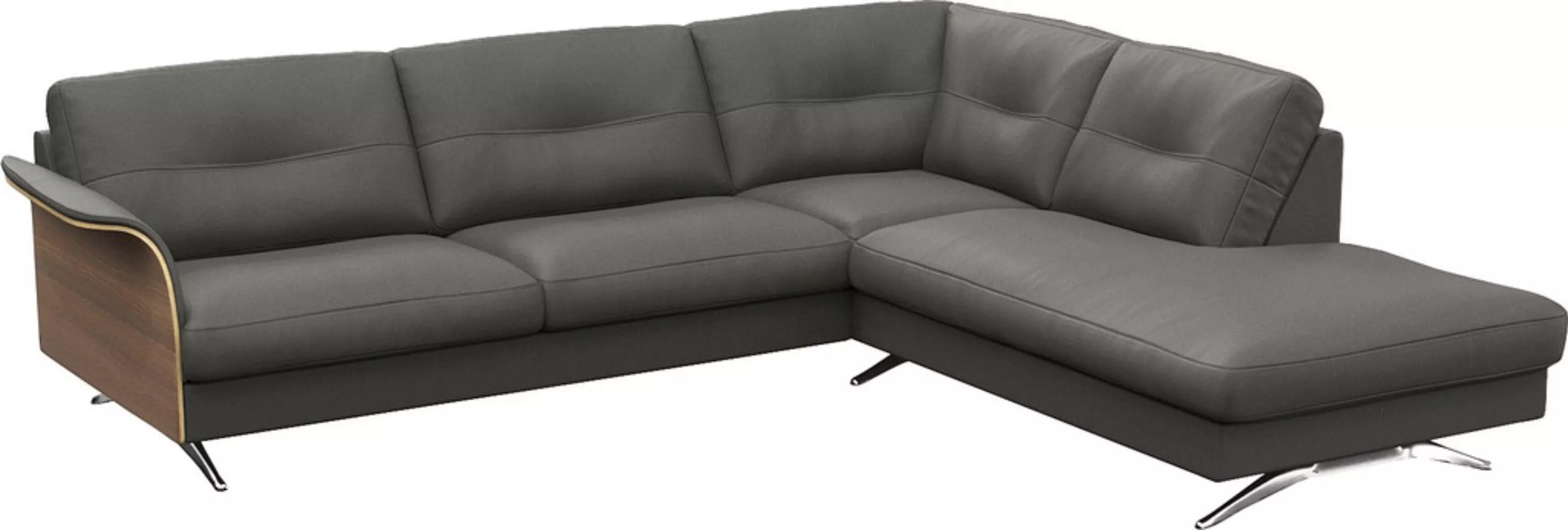 FLEXLUX Ecksofa "Glow", Skandinavisches Design, In hochwertiger Verarbeitun günstig online kaufen