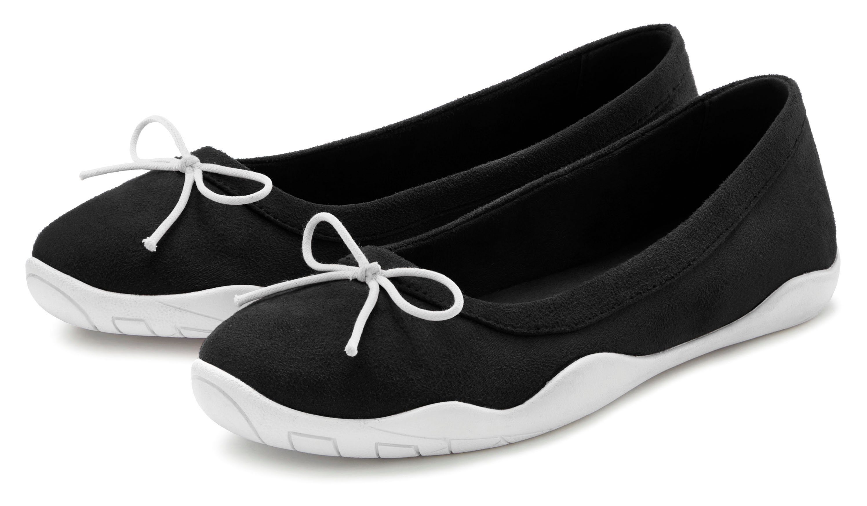 LASCANA Ballerina leichter Freizeitschuh,Sneaker,Slipper,Halbschuh, flache günstig online kaufen