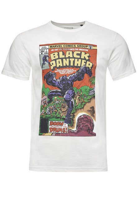 Recovered T-Shirt Marvel Black Panther GOTS zertifizierte Bio-Baumwolle günstig online kaufen