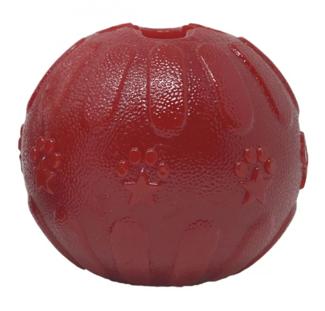 Kauspielzeug Rubbertuff 6 Cm Gummi Rot 2 Stück günstig online kaufen