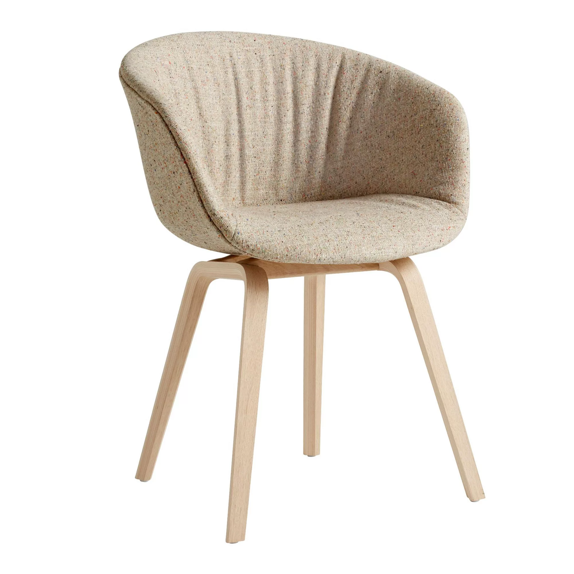 HAY - About a Chair AAC 23 Soft Armlehnstuhl - beige/Stoff Bolgheri LGG60/G günstig online kaufen