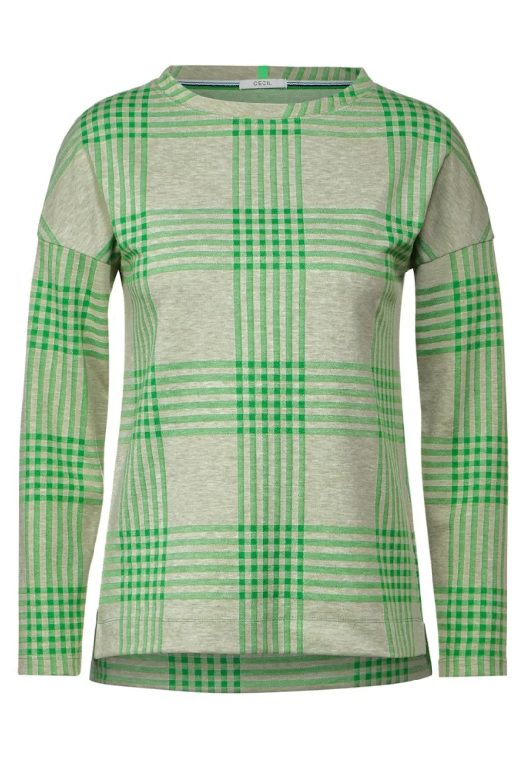 Cecil Shirtbluse TOS Melange Check Shirt günstig online kaufen