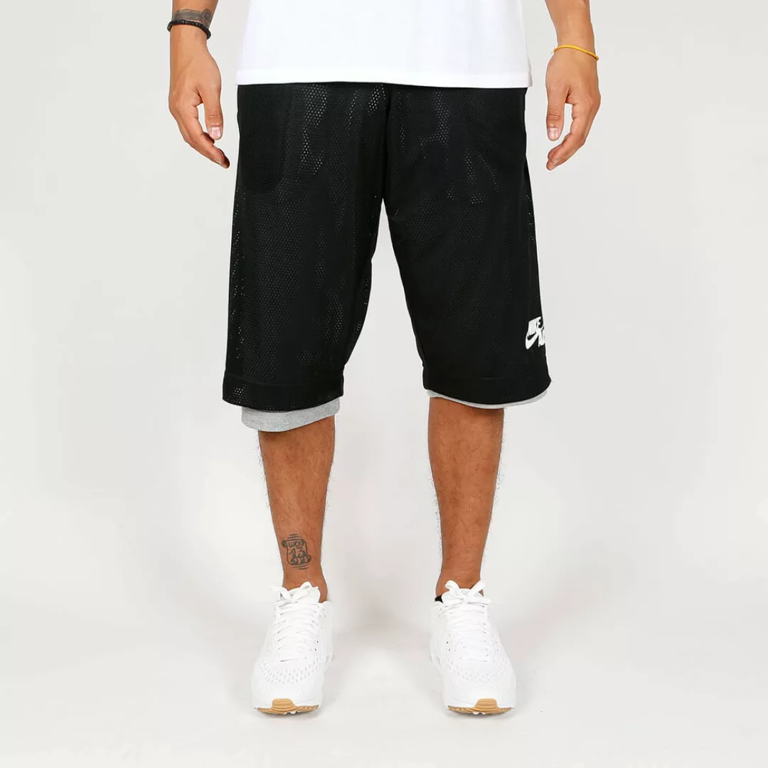 Nike Air Reversible Pick-Up Game Shorts - Black / Dark Grey Heathe L günstig online kaufen