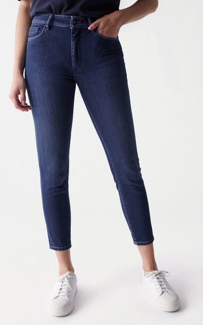 Salsa Stretch-Jeans SALSA JEANS DESTINY PUSH UP CROP SKINNY darkblue 126911 günstig online kaufen