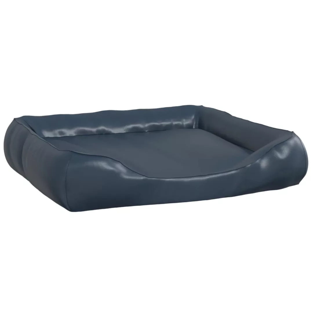 Vidaxl Hundebett Dunkelblau 80x68x23 Cm Kunstleder günstig online kaufen