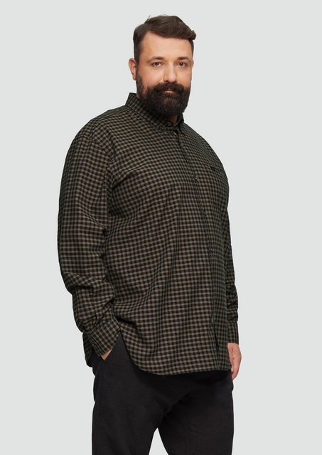 s.Oliver Langarmhemd Regular Fit: Kariertes Hemd mit Button-Down-Kragen Art günstig online kaufen