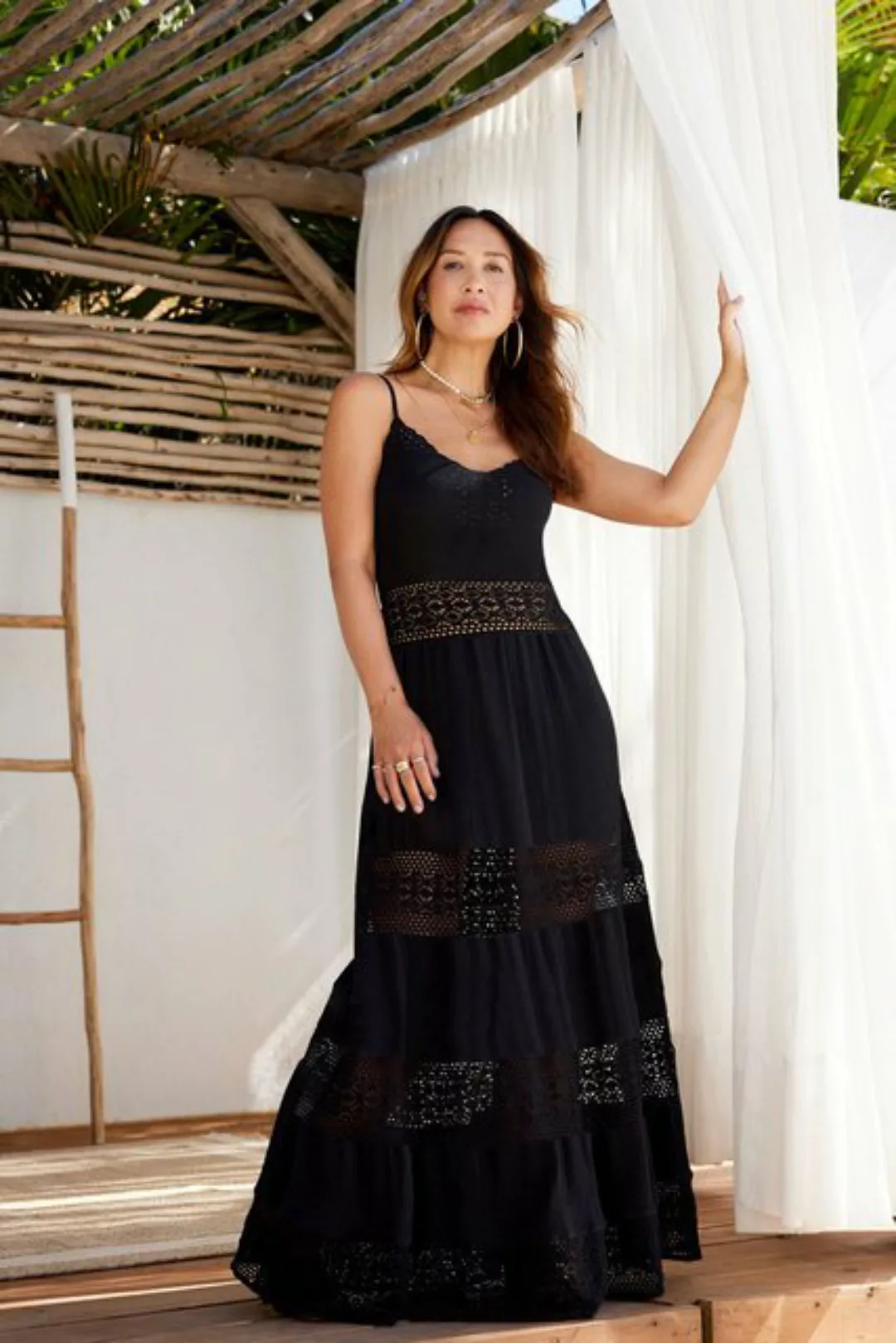 Myleene Klass Maxikleid Myleene Klass Maxikleid mit Spitze (1-tlg) günstig online kaufen