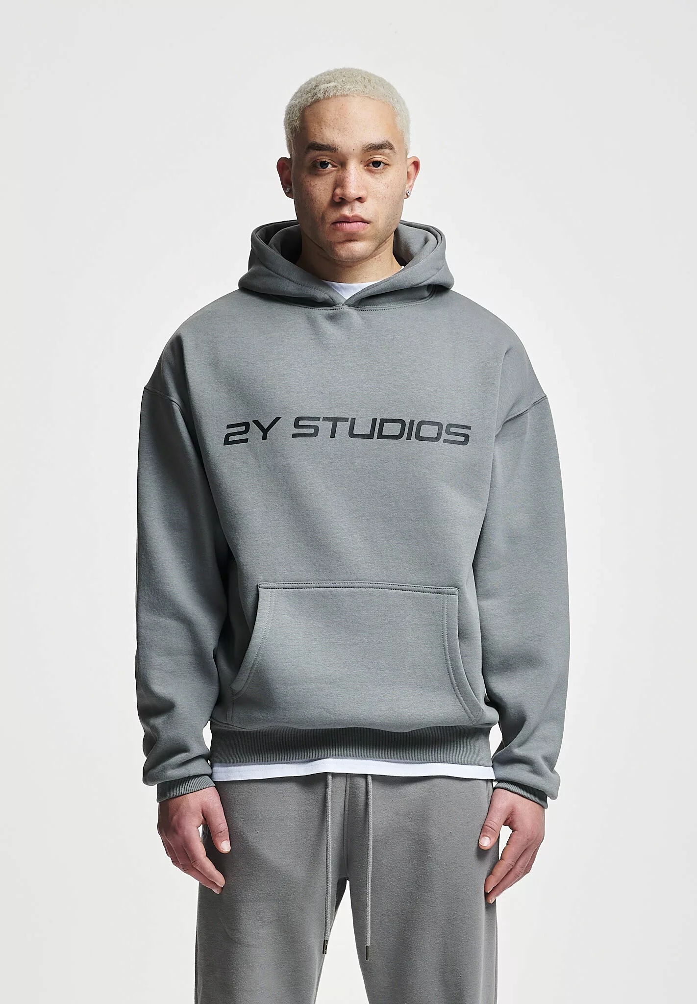 2Y Studios Kapuzensweatshirt "2Y Studios Herren Logo Oversize Hoodie" günstig online kaufen