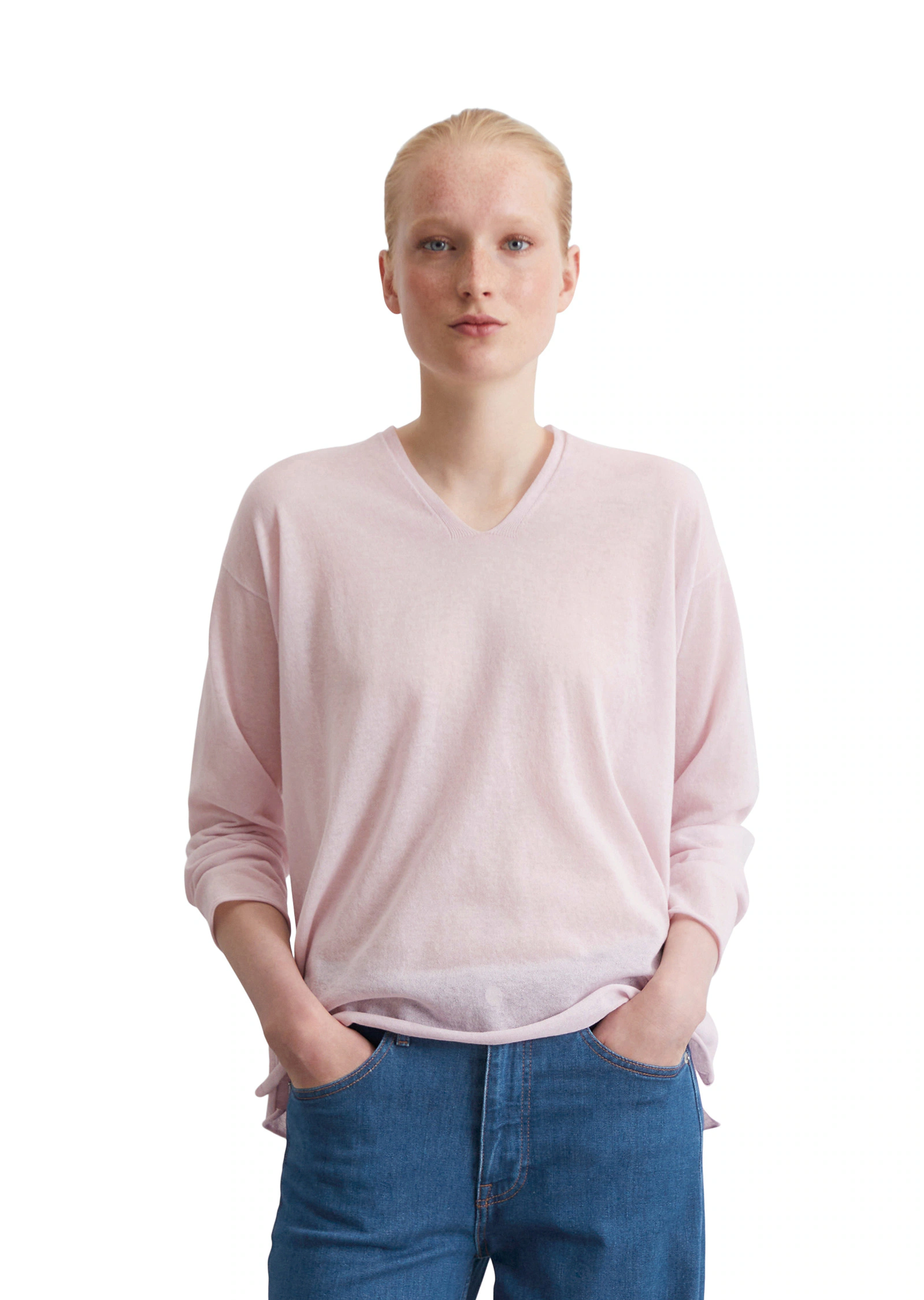 Marc OPolo Strickpullover "aus Organic-Cotton-Mix" günstig online kaufen