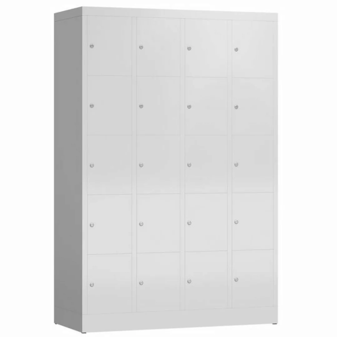 Steelboxx Fächerschrank ClassiX Schließfachschrank, 4 Abteile à 5 Fächer, 1 günstig online kaufen