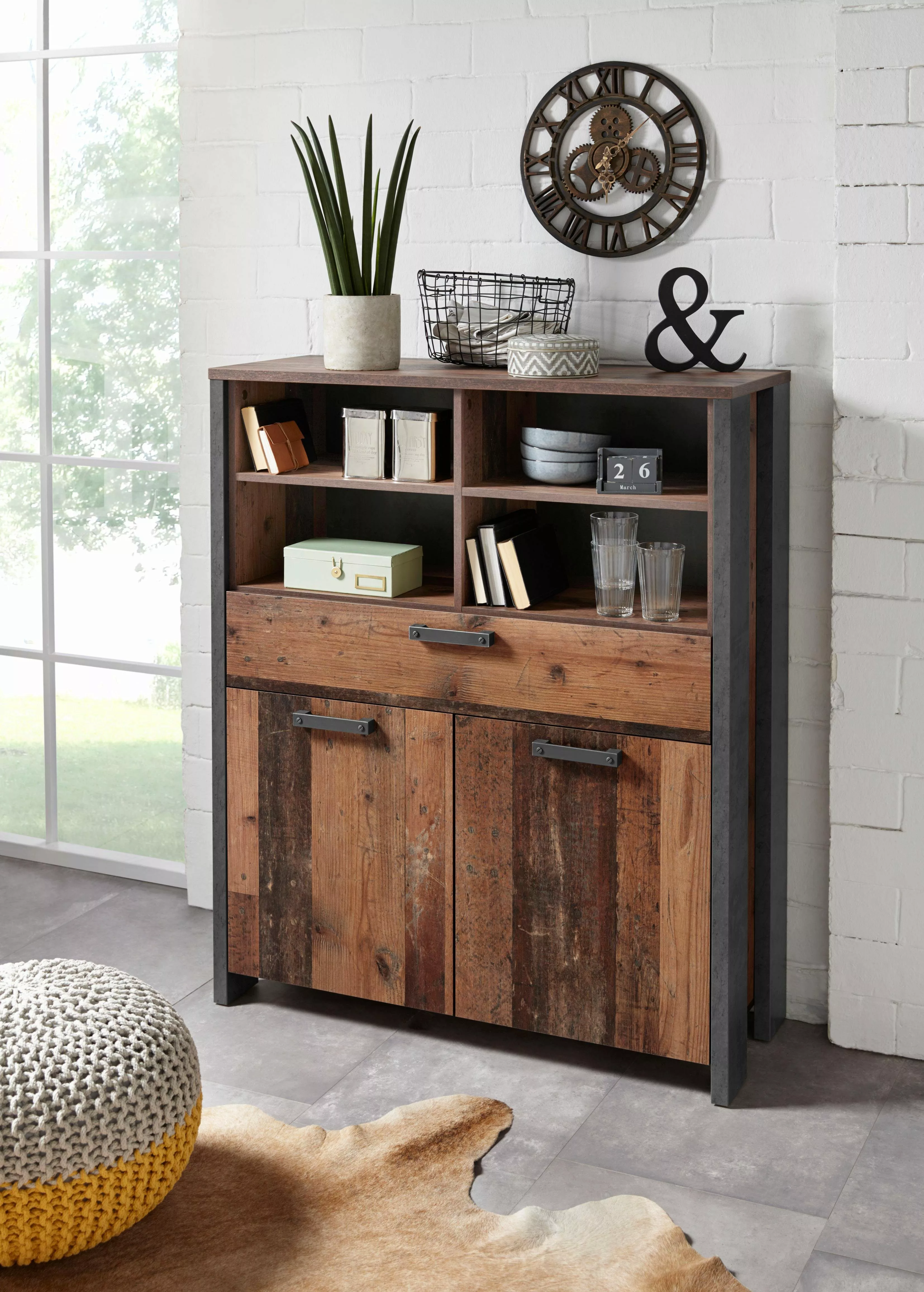 FORTE Highboard, Breite 106 cm günstig online kaufen