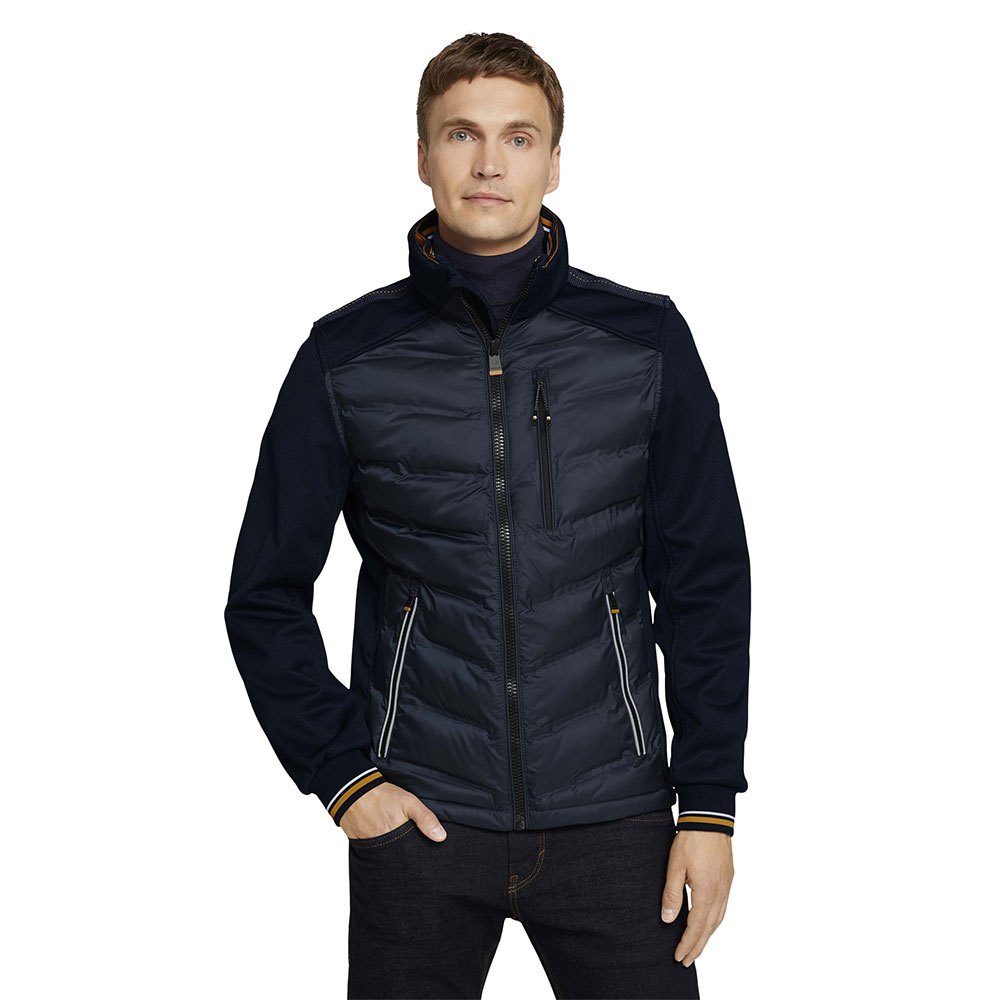 Tom Tailor Decorated Hybrid Jacke S Sky Captain Blue günstig online kaufen