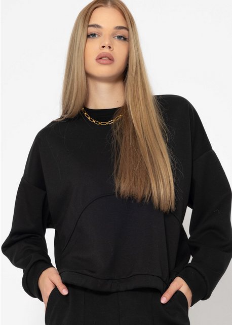 SASSYCLASSY Strickpullover Oversize Sweatshirt Damen Lässiger Sweater ohne günstig online kaufen