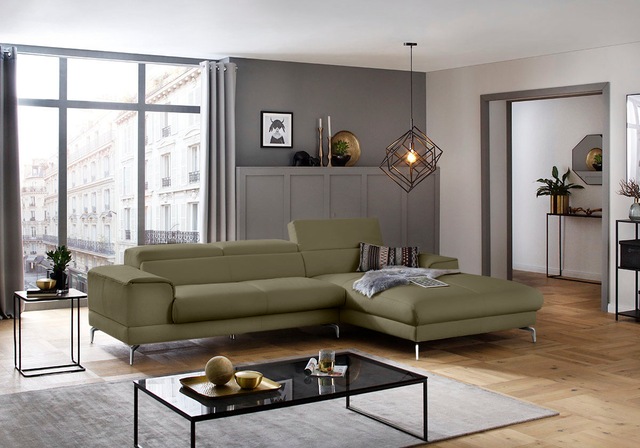 W.SCHILLIG Ecksofa "piedroo, Designsofa mit tollem Sitzkomfort, elegant und günstig online kaufen