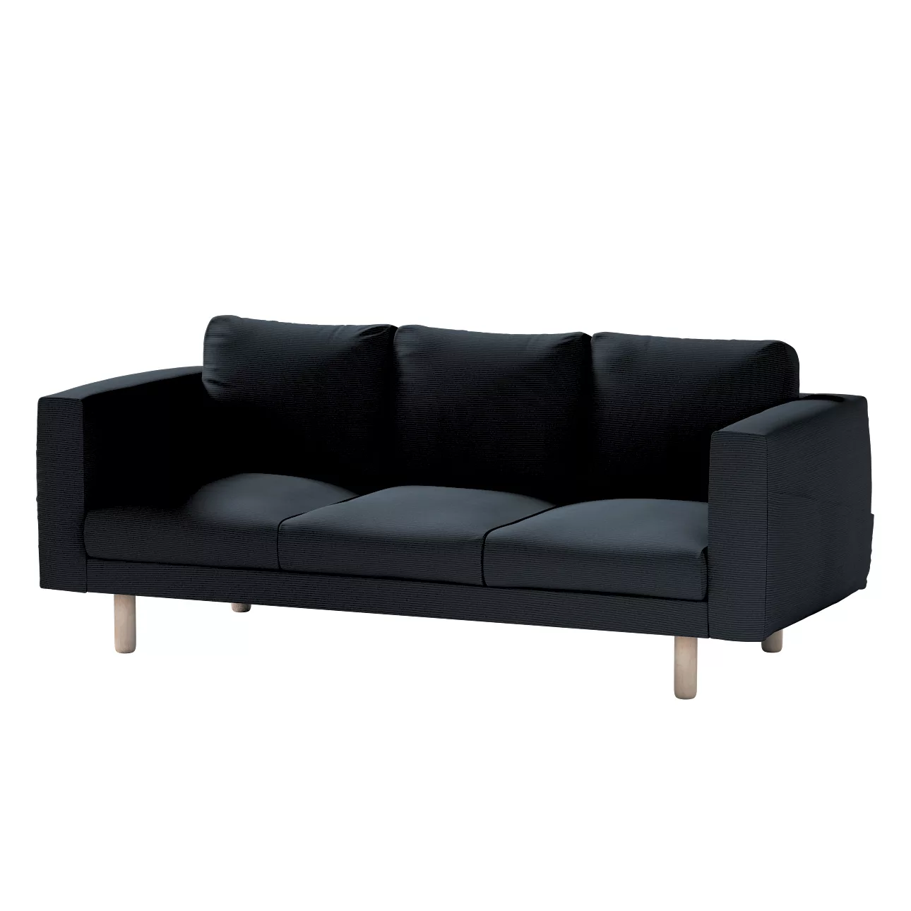 Bezug für Norsborg 3-Sitzer Sofa, anthrazit, Norsborg 3-Sitzer Sofabezug, M günstig online kaufen