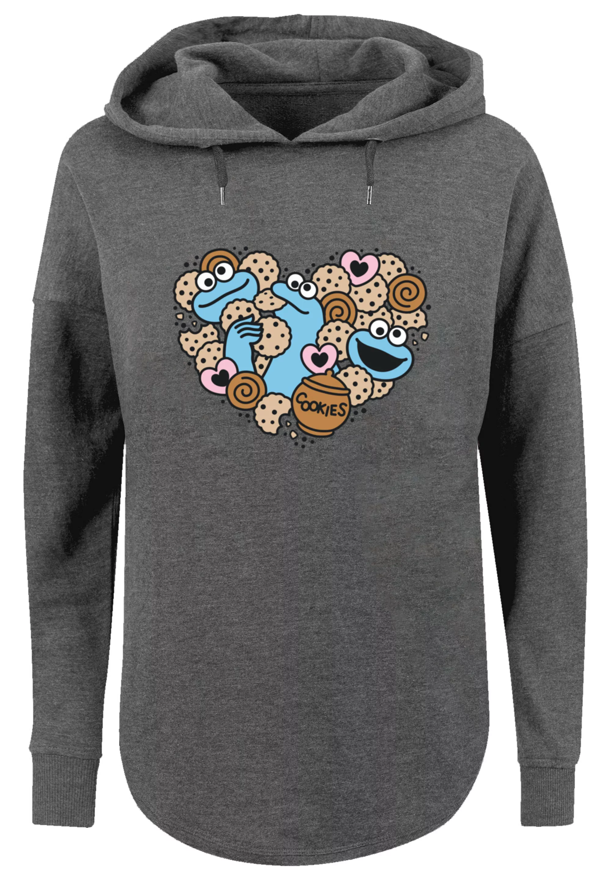 F4NT4STIC Kapuzenpullover "Sesamstraße Cookies from the heart", Premium Qua günstig online kaufen