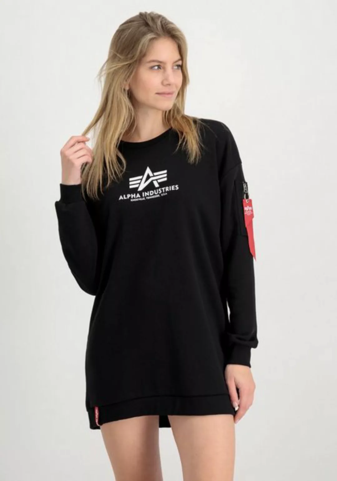 Alpha Industries Sweater "ALPHA INDUSTRIES Women - Sweatshirts Basic Long S günstig online kaufen