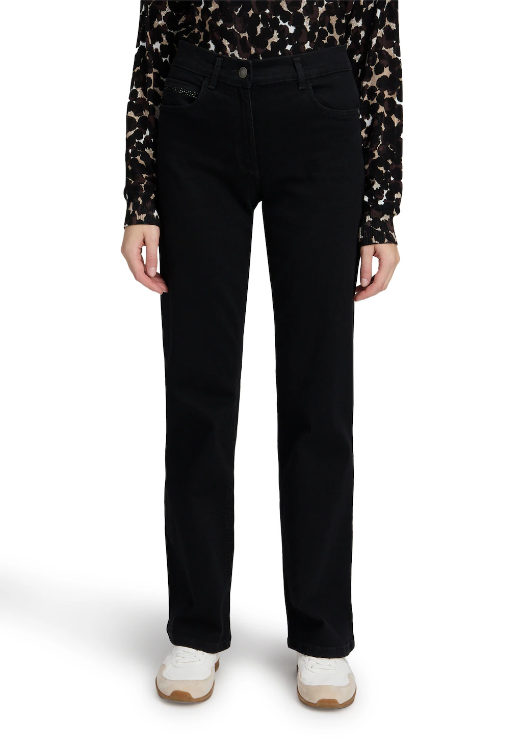 Betty Barclay Slim-fit-Jeans "Betty Barclay Damen Casual-Hose mit Strass" günstig online kaufen