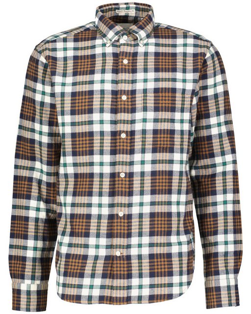 Gant Langarmhemd Herren Hemd REG FLANNEL PLAID SHIRT (1-tlg) günstig online kaufen