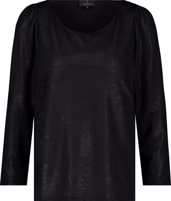 Monari 3/4-Arm-Shirt Pullover schwarz günstig online kaufen