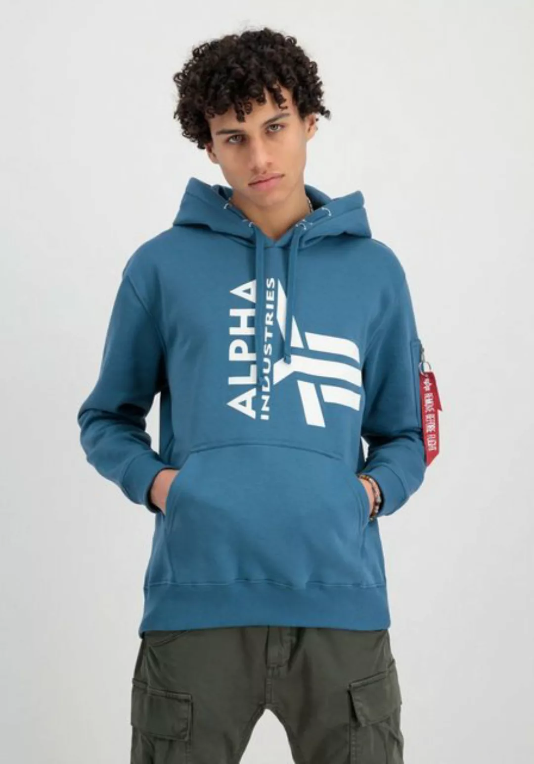 Alpha Industries Hoodie ALPHA INDUSTRIES Men - Hoodies Half Logo Foam Hoody günstig online kaufen