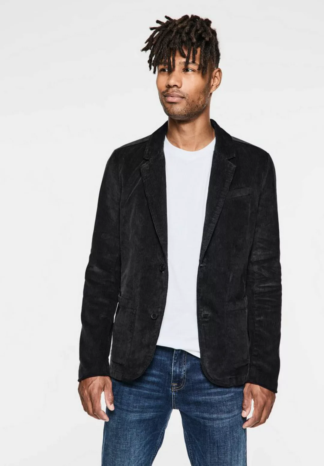 STREET ONE MEN Cordjacke mit Reverskragen günstig online kaufen