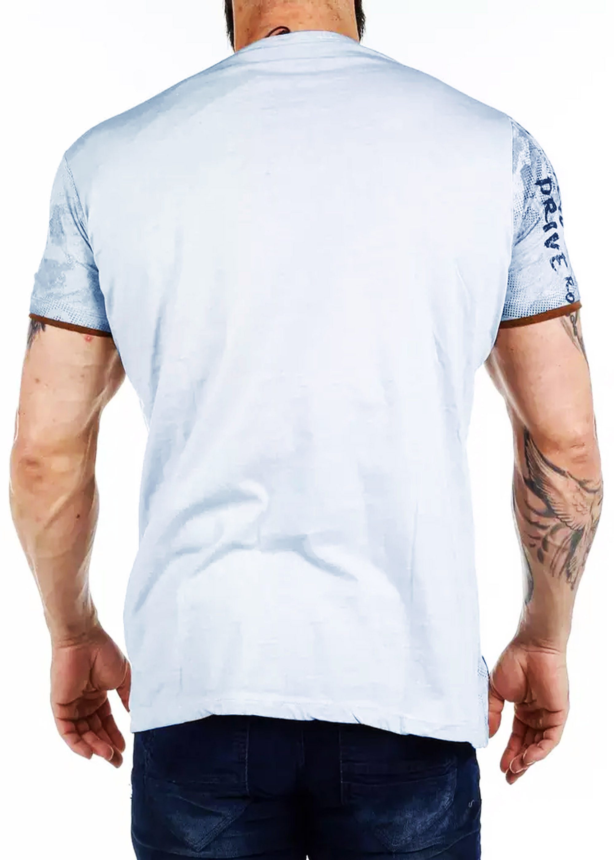 R-NEAL T-Shirt T-Shirt Washed Streetwear Printed günstig online kaufen