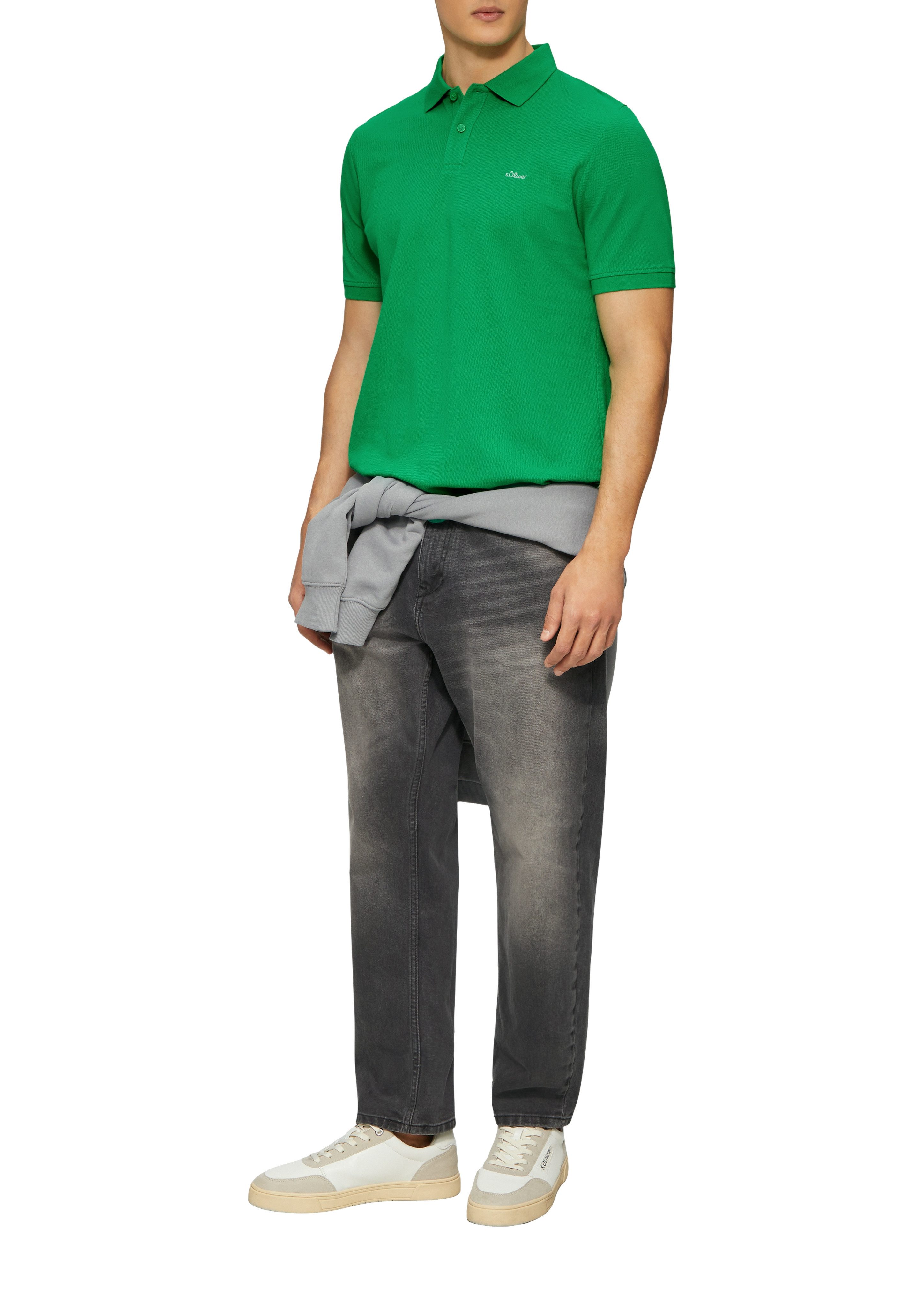 s.Oliver Poloshirt mit Logostickerei günstig online kaufen