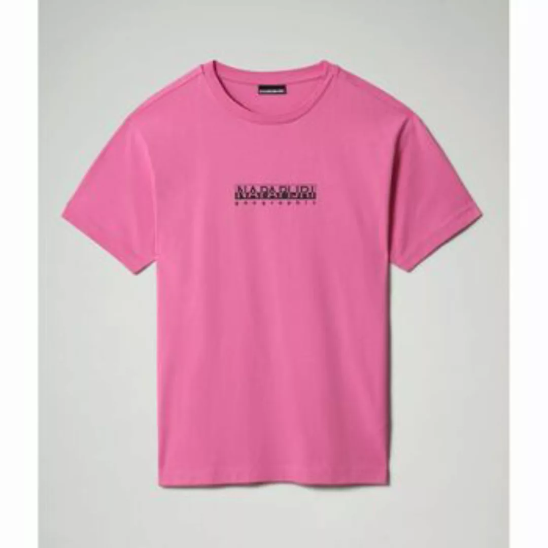 Napapijri  T-Shirts & Poloshirts S-BOX SS 1 - NP0A4FF5-PR1 PINK SUPER günstig online kaufen