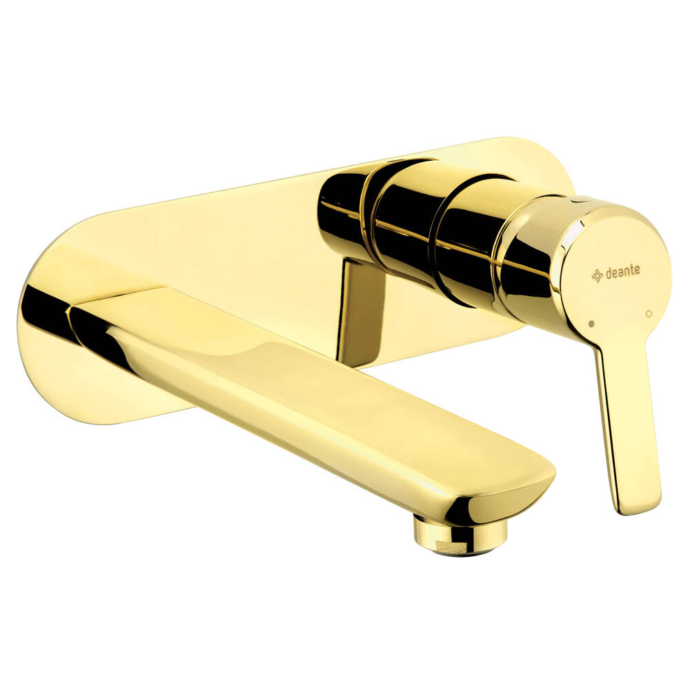 Design Waschbeckenarmatur Unterputz in gold ARNIKA-30, B/H/T ca. 20/6,5/20, günstig online kaufen