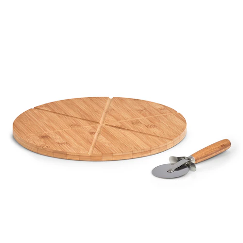 Zeller Present Pizzaschneidebrett, (Set, 2 St.), inkl. Pizzaschneider günstig online kaufen